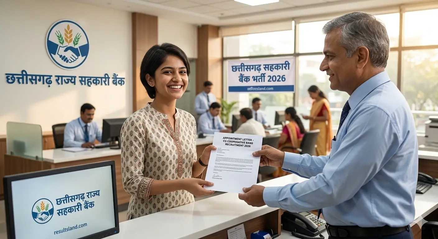 CG Cooperative Bank Recruitment 2026 Selected Candidate Receiving Appointment Letter